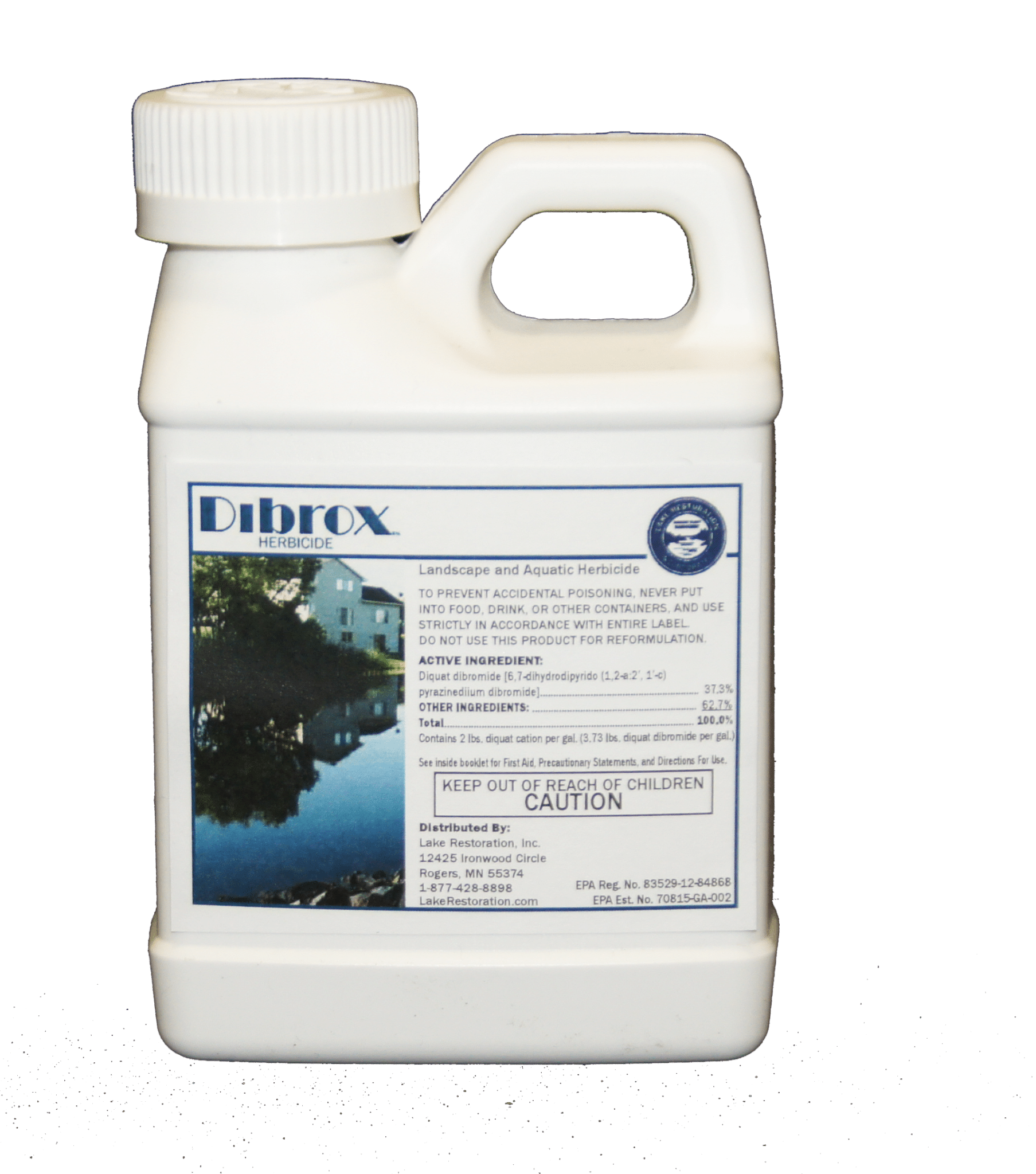 Dibrox® Aquatic Diquat Herbicide Safe Pond Weed Killer - Lake Restoration