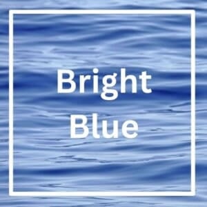Bright blue color