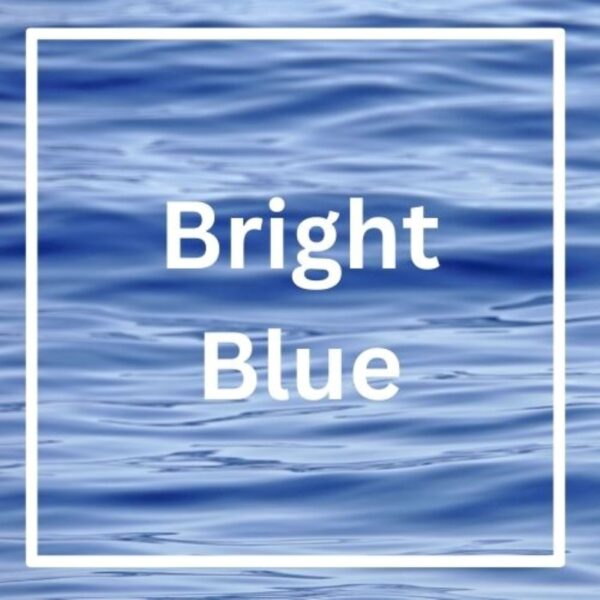 Pond dye swatch for Bright Blue Dye.