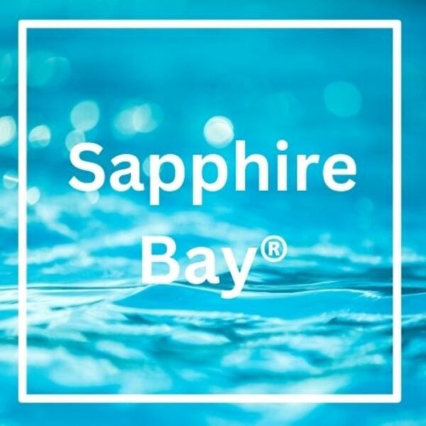 Pond dye swatch for Sapphire Bay Dye.