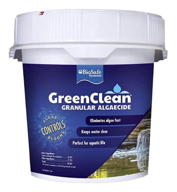 GreenClean 50-pound bucket by Biosafe Systems, LLC.