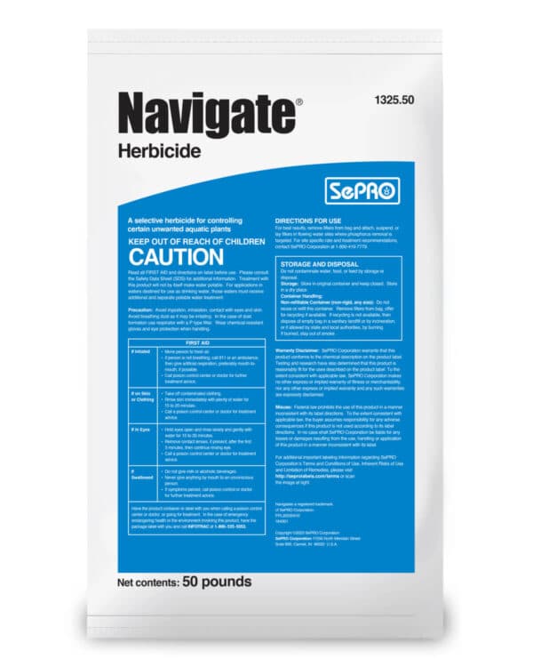 Navigate 50-pound bag by SePro.