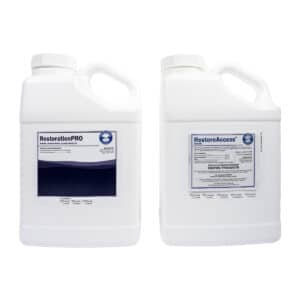 Cattail & Water Lily Control 2 acres by Lake Restoration.