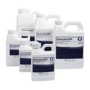 RestorationPRO bottles by Lake Restoration.